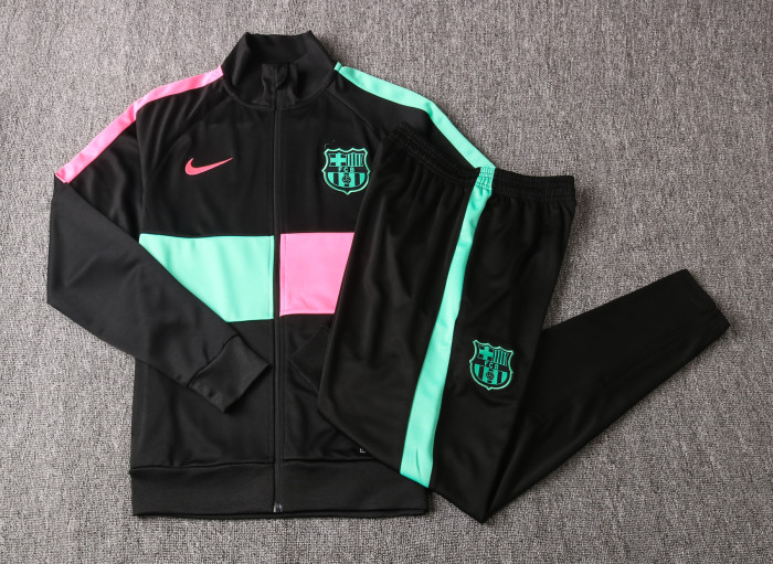 Barcelona Kids Training Jacket Suit 20/21 Black