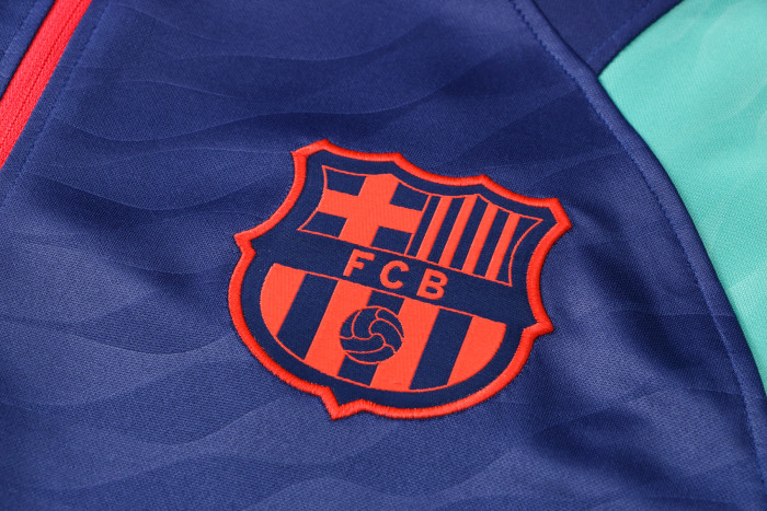 Barcelona Training Jersey Suit 21/22 Blue