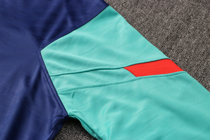 Barcelona Training Jersey Suit 21/22 Blue