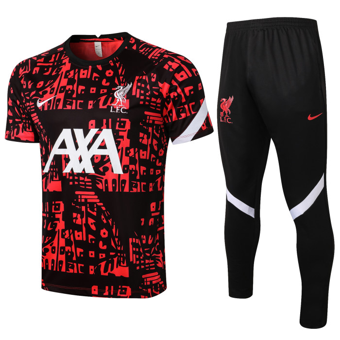 Liverpool Training Jersey 21/22 Black-Red