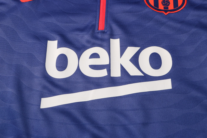 Barcelona Training Jersey Suit 21/22 Blue