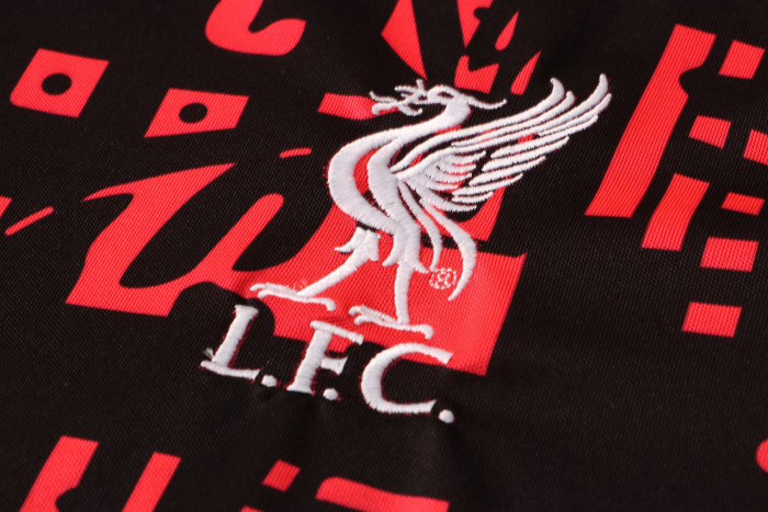 Liverpool Training Jersey 21/22 Black-Red