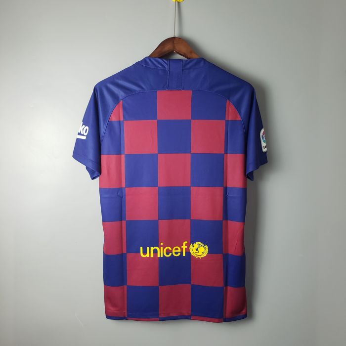 Barcelona Home #10 Messi Jersey 1920 Tops