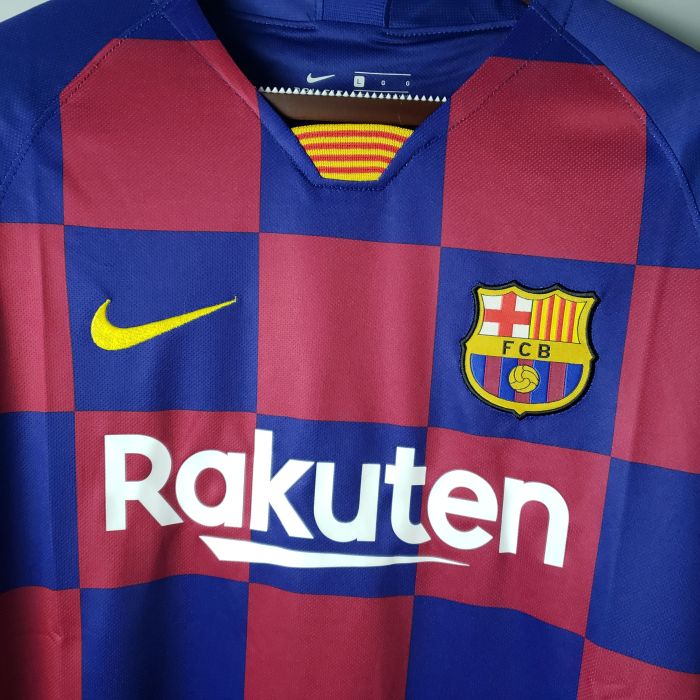 Barcelona Home #10 Messi Jersey 1920 Tops