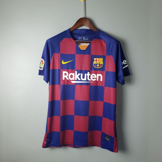 Barcelona Home #10 Messi Jersey 1920 Tops