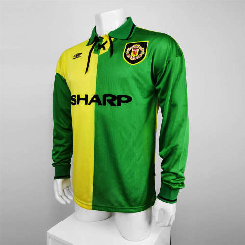 Manchester United Third Long Sleeve Retro Jersey 1992/94