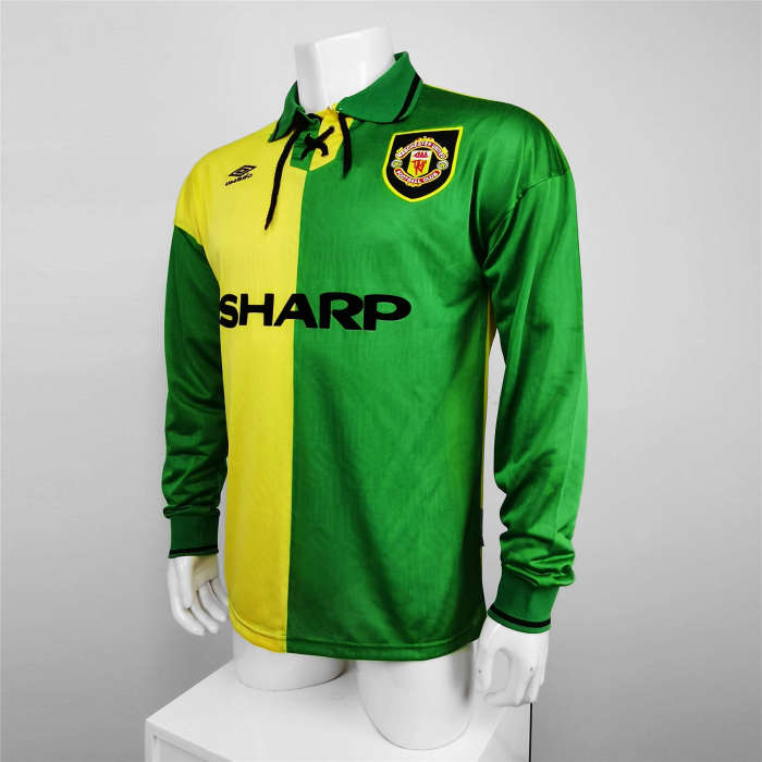 Manchester United Third Long Sleeve Retro Jersey 1992/94