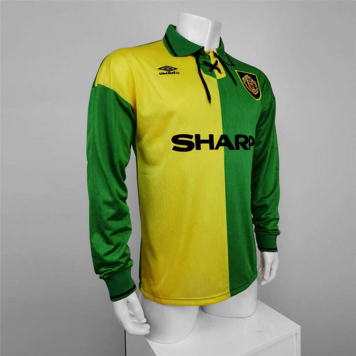 Manchester United Third Long Sleeve Retro Jersey 1992/94