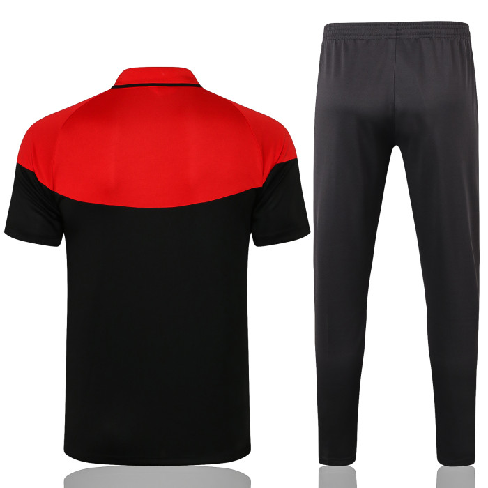 Liverpool POLO Jersey 21/22 Black Red