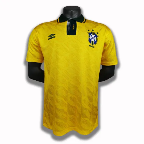 Brazil  Home Retro Jersey 91/93