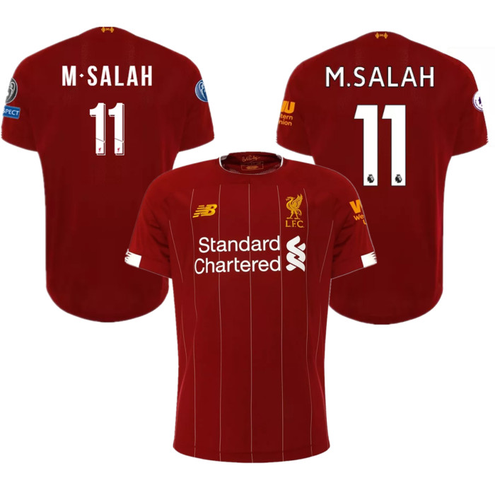 Liverpool Home #11 M.Salah Jersey 19/20 Tops