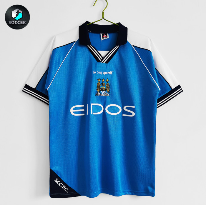 Manchester City Home Retro Jersey 1999-2001