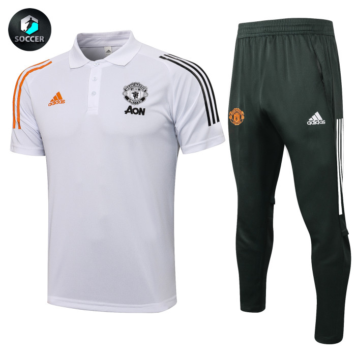 Manchester United POLO Jersey 21/22 White