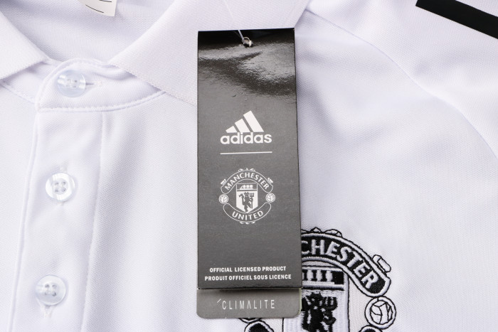 Manchester United POLO Jersey 21/22 White