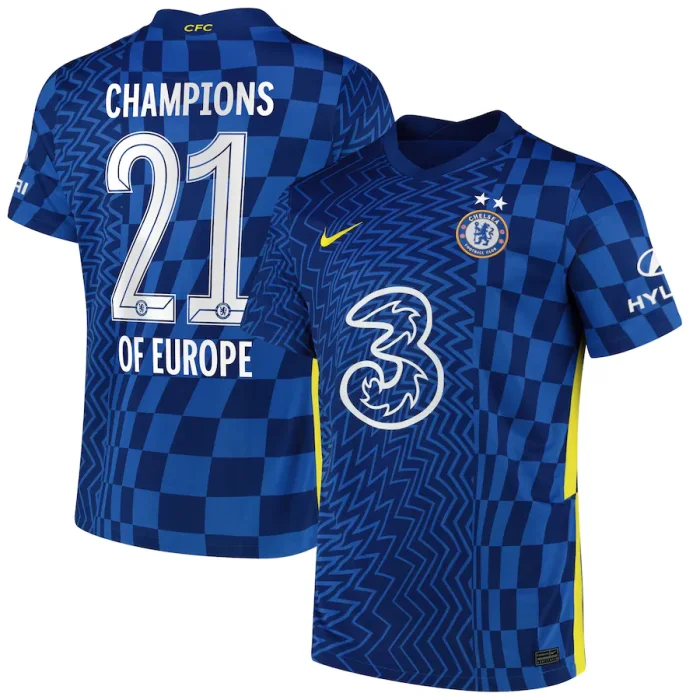 Chelsea Home Champions Jersey 21-22 （2 stars embroidery）