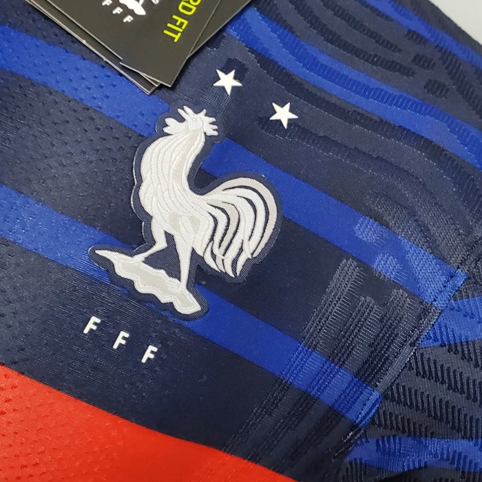 France Home Player Version Jersey 20/21