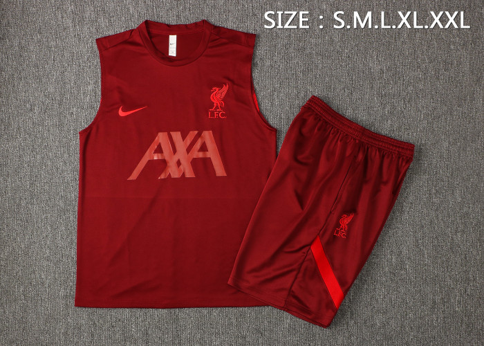 Liverpool Training Jersey 21/22 Red