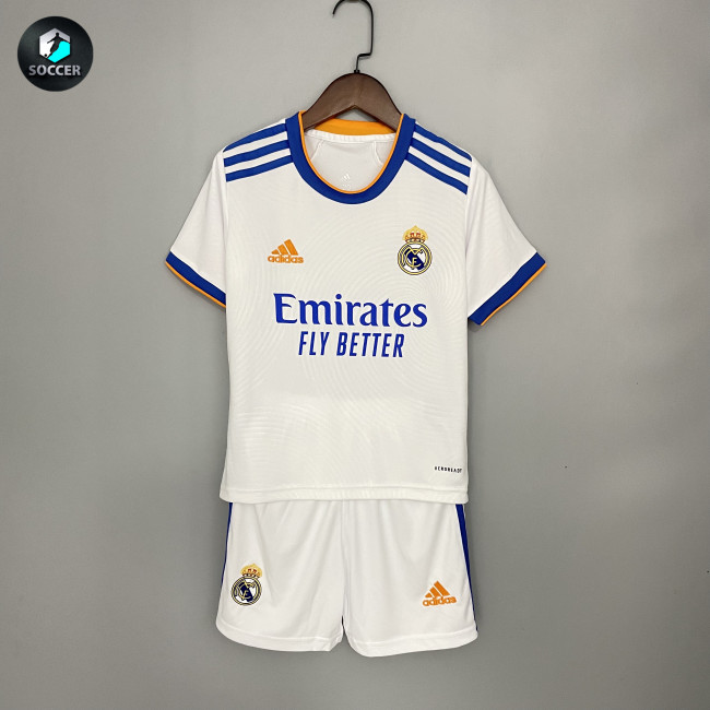 Real Madrid Home Kids Jersey 21/22