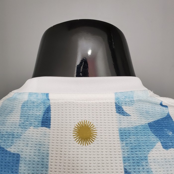 Argentina Home Man Player Jersey 21/22