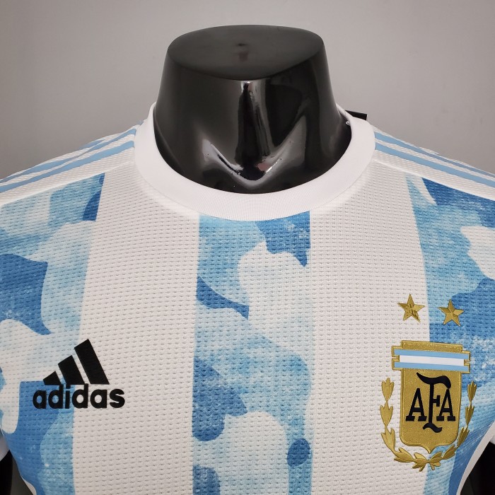 Argentina Home Man Player Jersey 21/22