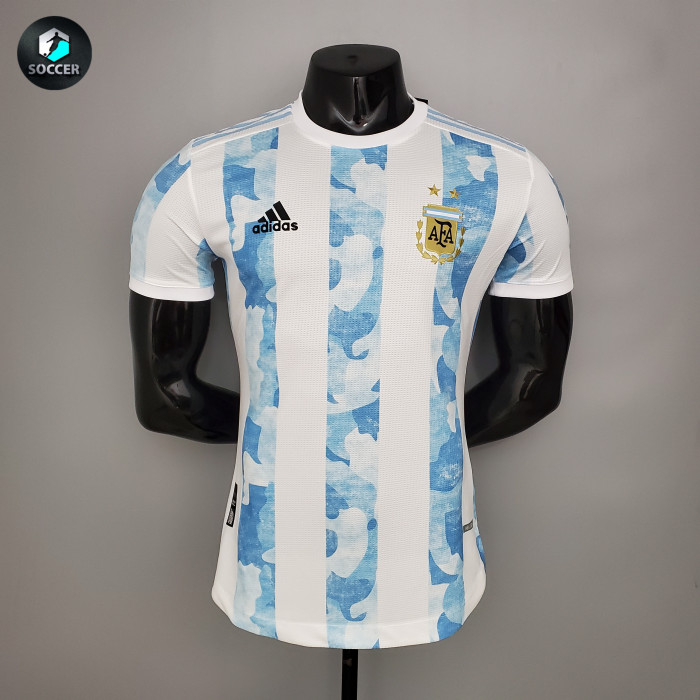 Argentina Home Man Player Jersey 21/22