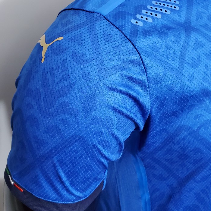 Italy Home Player Version Man Jersey 20/21