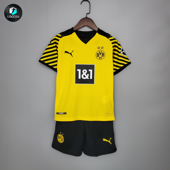 Borussia Dortmund Home Kids Jersey 21/22