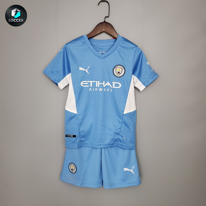 Manchester City Home Kids Jersey 21/22