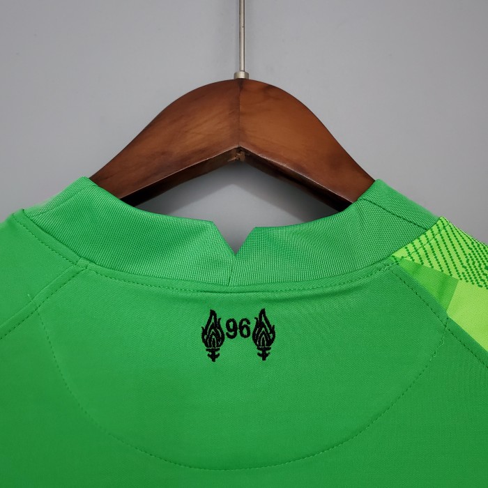 Liverpool Goalkeeper Man Jersey Green 21/22