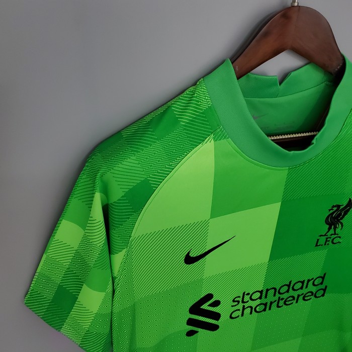 Liverpool Goalkeeper Man Jersey Green 21/22