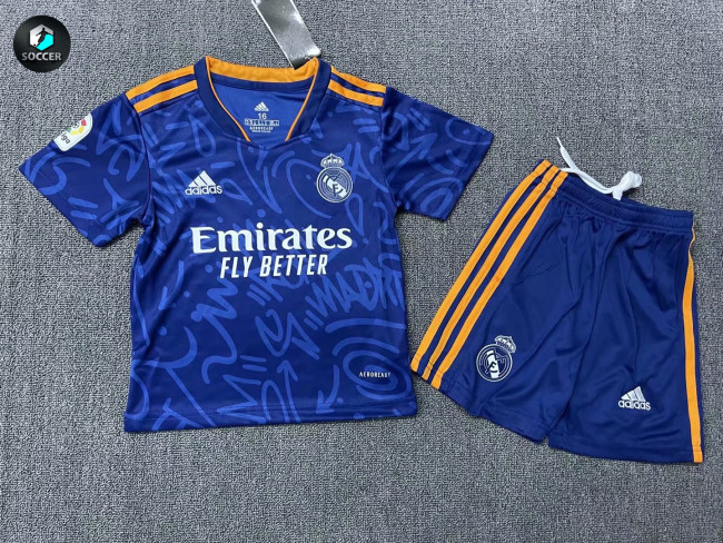 Real Madrid Away Kids Jersey 21/22