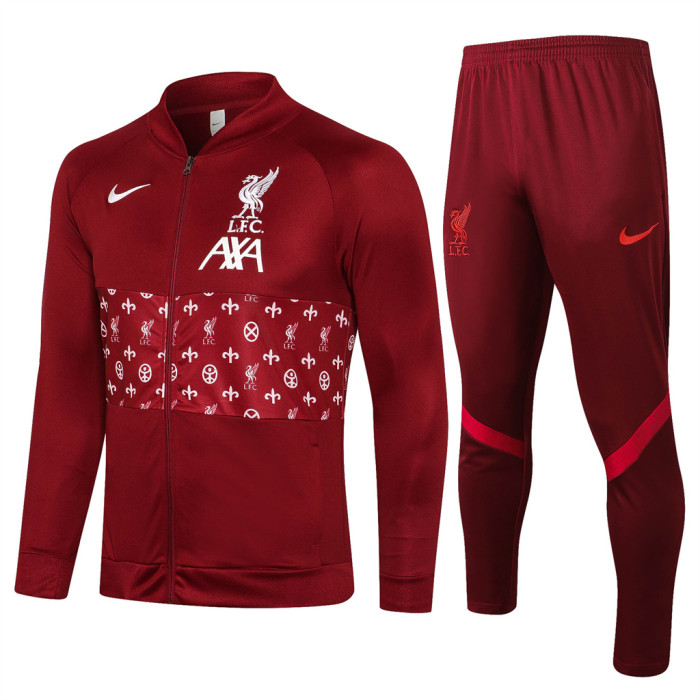 Liverpool Training Jacket 21/22 Maroon
