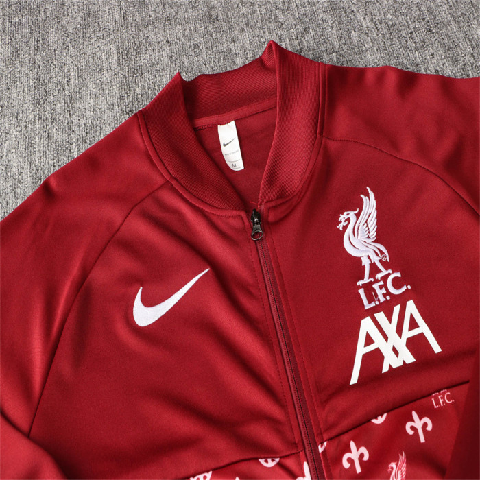 Liverpool Training Jacket 21/22 Maroon