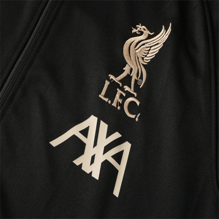 Liverpool Training Jacket 21/22 High Collar Black