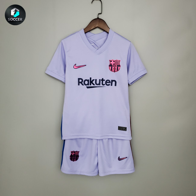 Barcelona Away Kids Jersey 21/22
