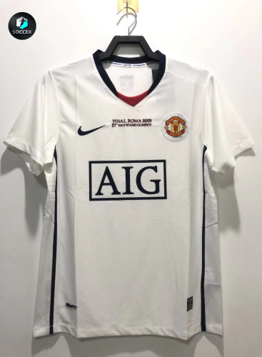 Manchester United Third Champions' League Final Retro Jersey 2008/09