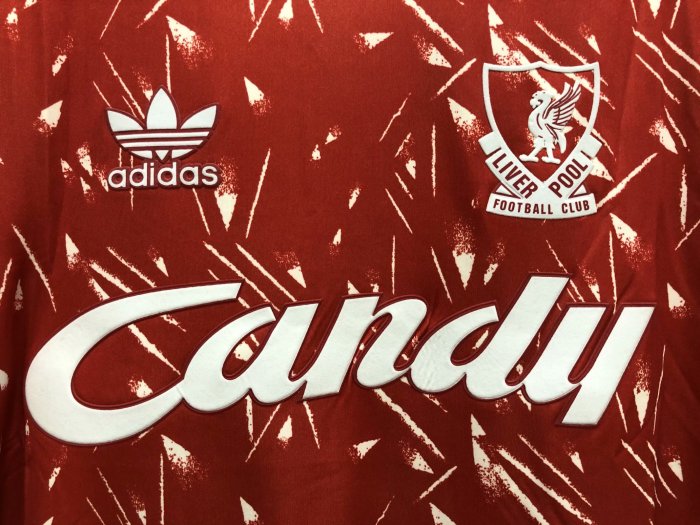 Liverpool Home Long Sleeve Retro Jersey 1989