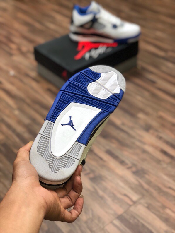 Union x NK Air Jordan 4 AJ4 White Blue