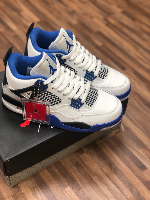 Union x NK Air Jordan 4 AJ4 White Blue