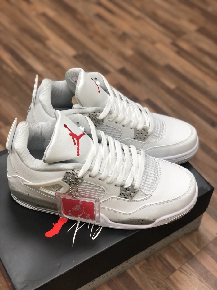 Union x NK Air Jordan 4 AJ4 White Gray