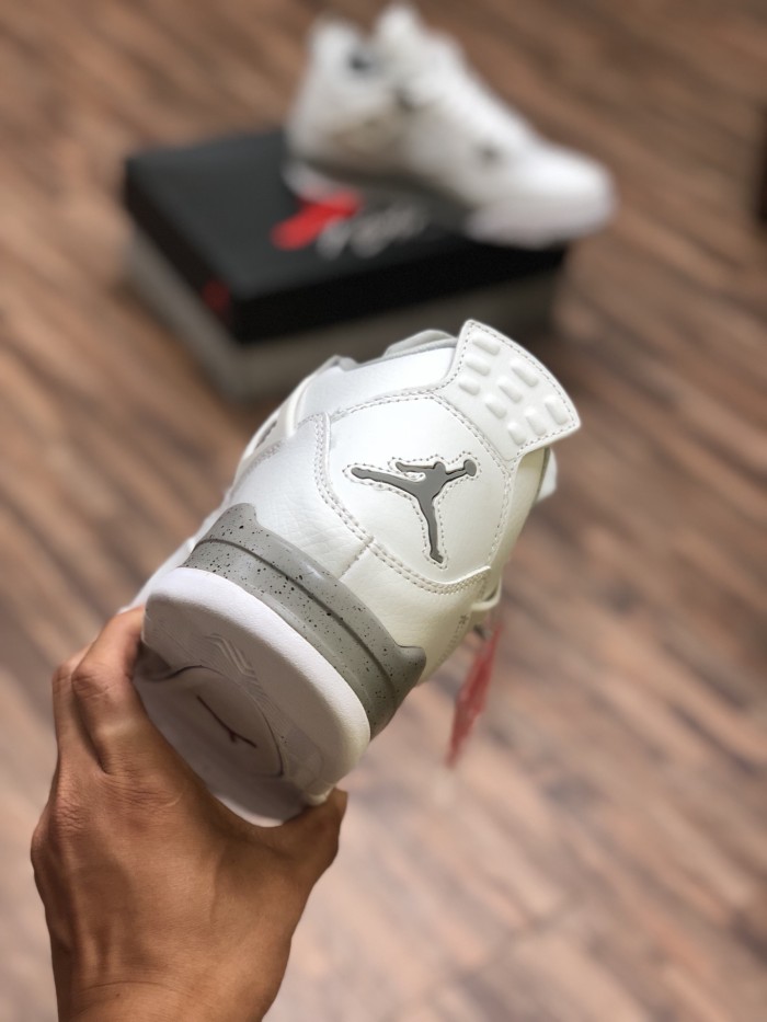 Union x NK Air Jordan 4 AJ4 White Gray