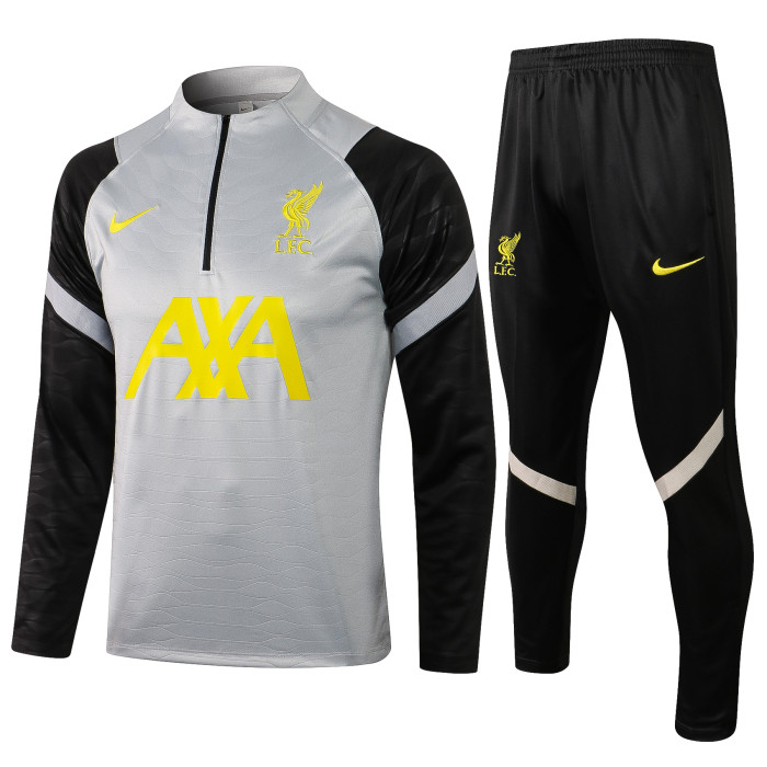 Liverpool Kids Training Suit 21/22 Gray