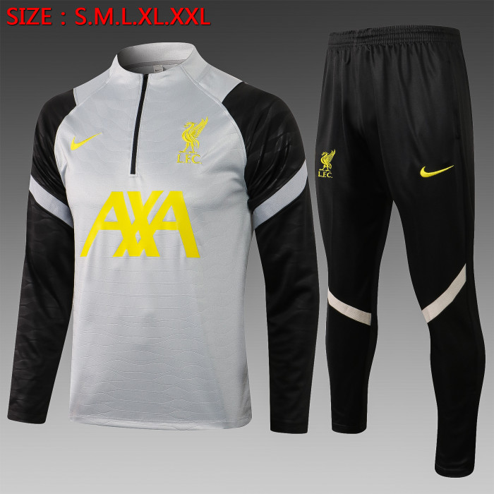 Liverpool Kids Training Suit 21/22 Gray