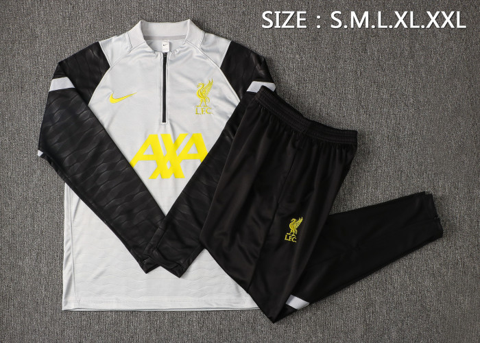 Liverpool Kids Training Suit 21/22 Gray