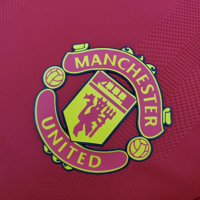 Manchester United Home Player Long Sleeve Jersey 21/22