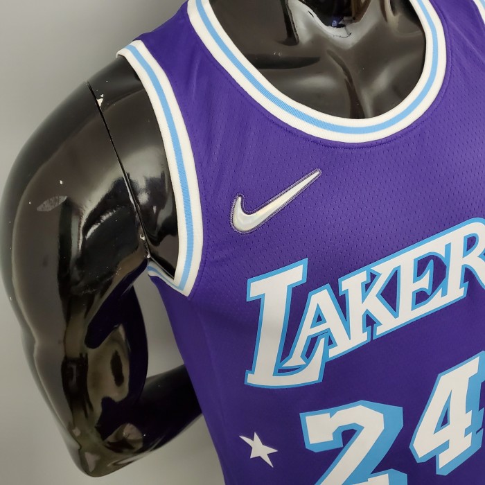 Kobe Bryant Los Angeles Lakers 2021/22 City Edition Swingman Jersey Purple