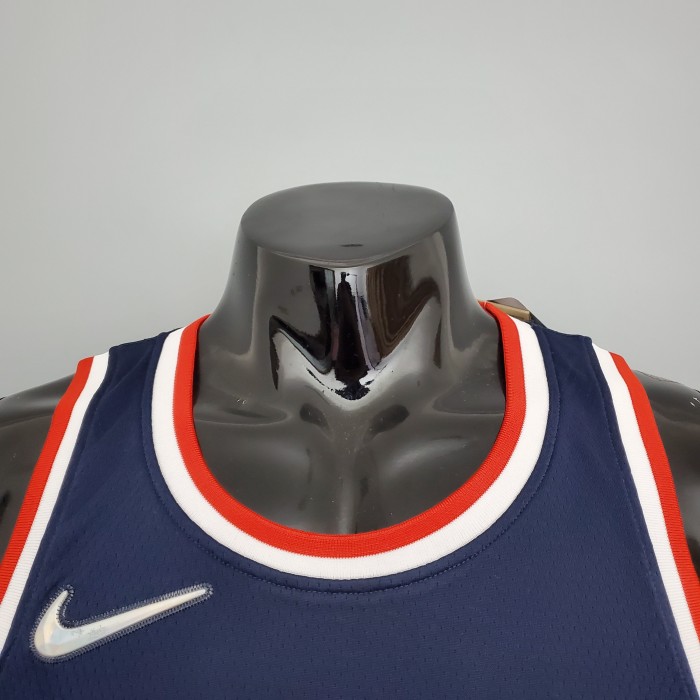 Kyrie Irving Brooklyn Nets 2022 75th Anniversary City Edition Swingman Jersey Royal Blue