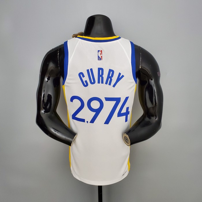 Stephen Curry Golden State Warriors 75th Anniversary Swingman Jersey White