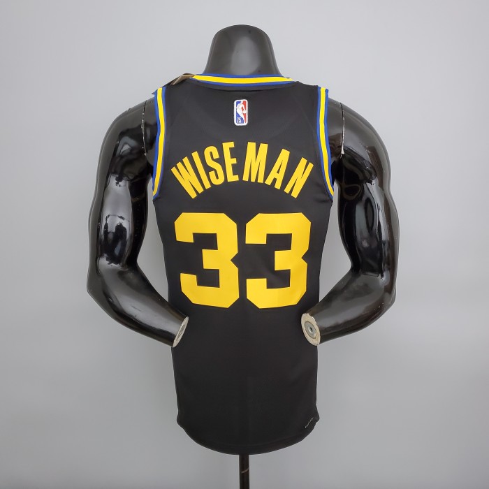 James Wiseman Golden State Warriors 75th Anniversary Swingman Jersey Black