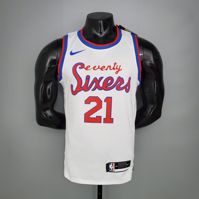 Joel Embiid Philadelphia 76ers Swingman Jersey White